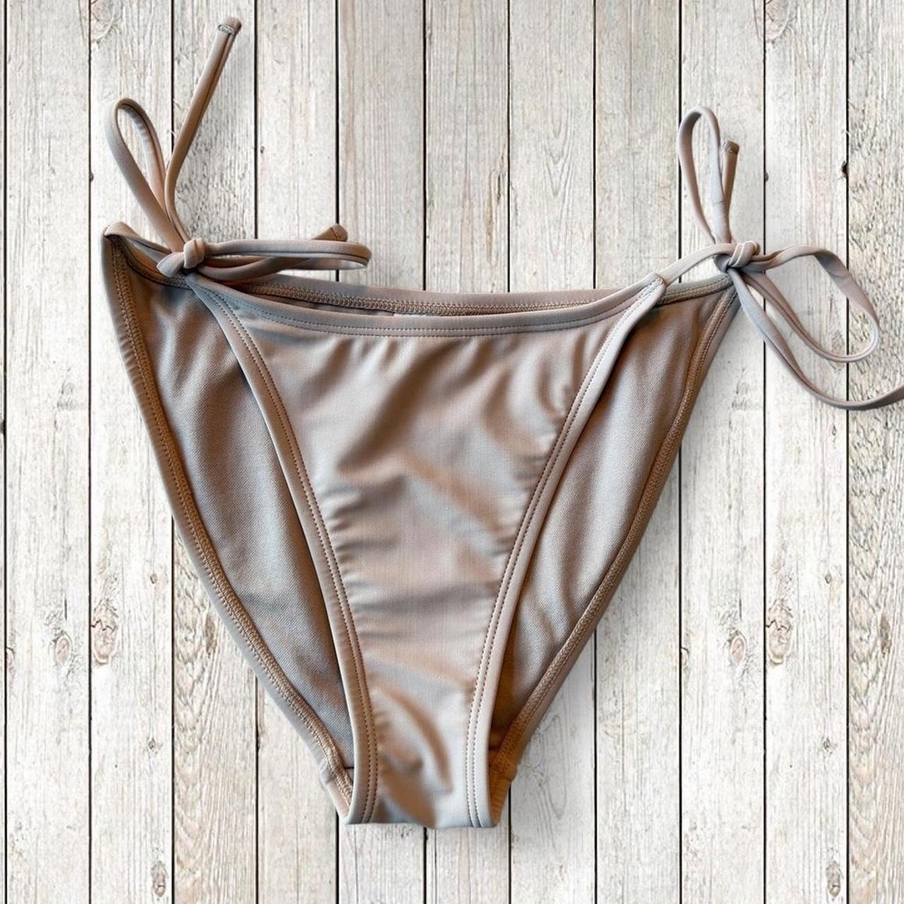 Wild Fable Nude Tie Side Bikini Bottom XS